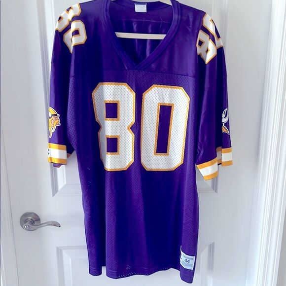 Authentic  NFL
Minnesota Vikings C.Carter 80 Jersey VTG Collectible - Picture 1 of 9